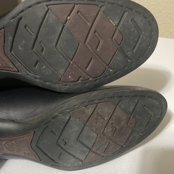 Ariat Men's Black Pull On Work Boots. Excellent Near New Condition. Size 13 D. - Picture 9 of 9